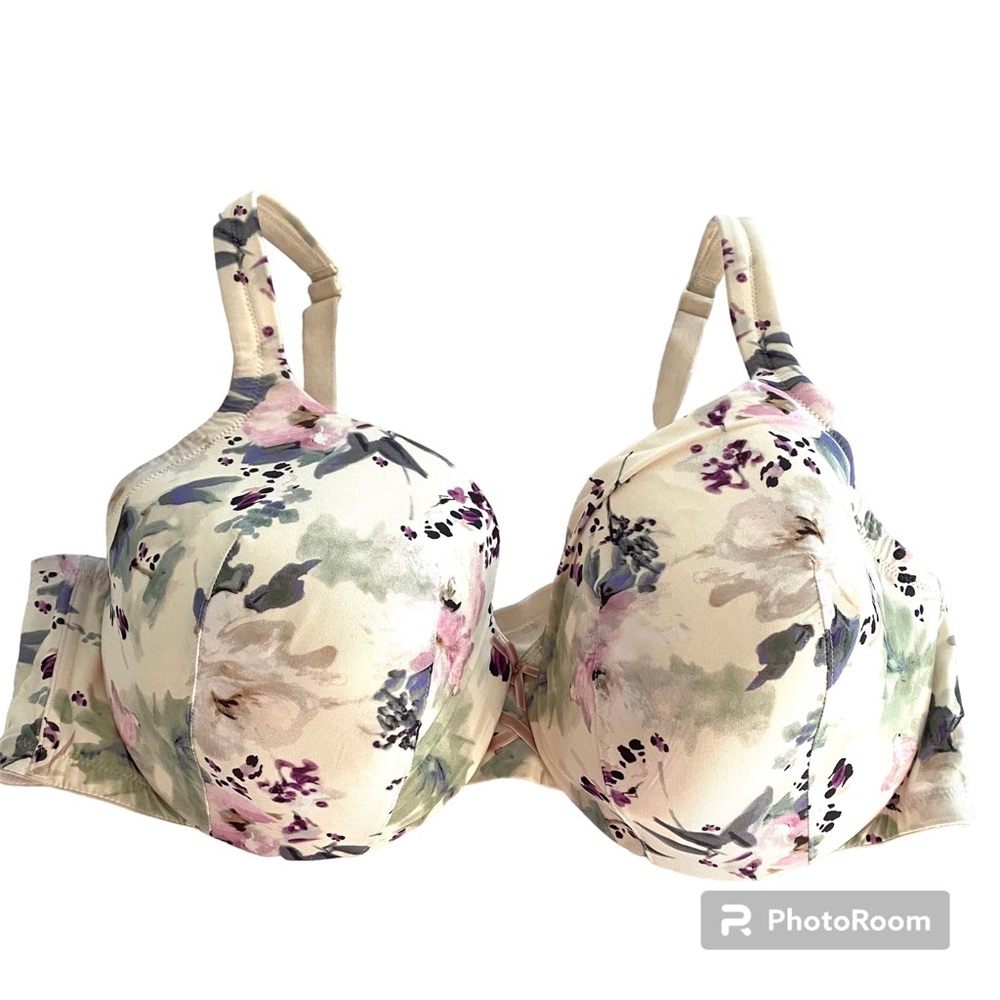 NWOT Cacique bra Floral Full coverage SZ 46D